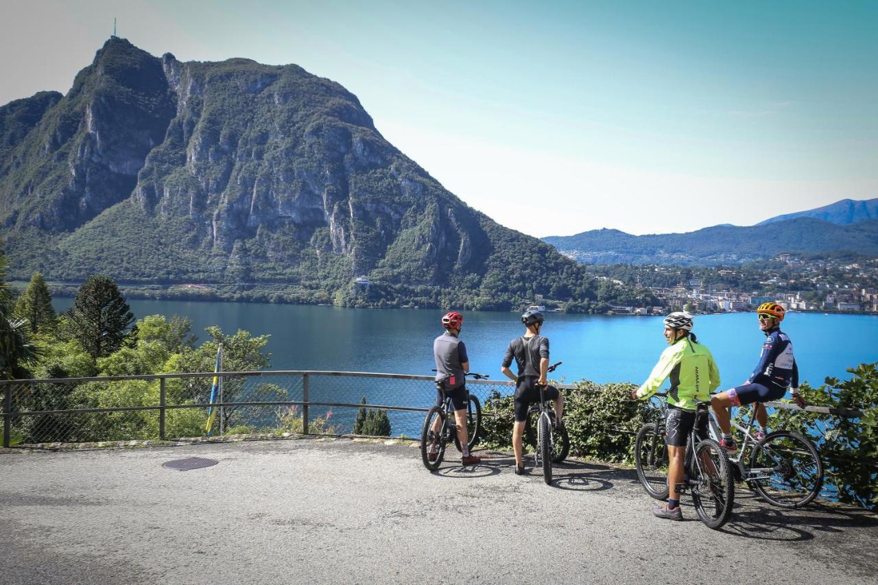 Residenza Lago Di Lugano Cima Exteriör bild