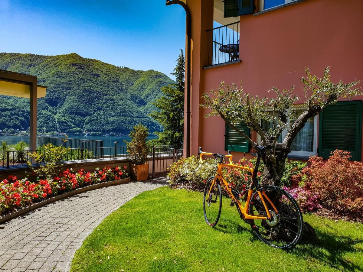 Residenza Lago Di Lugano Cima Exteriör bild