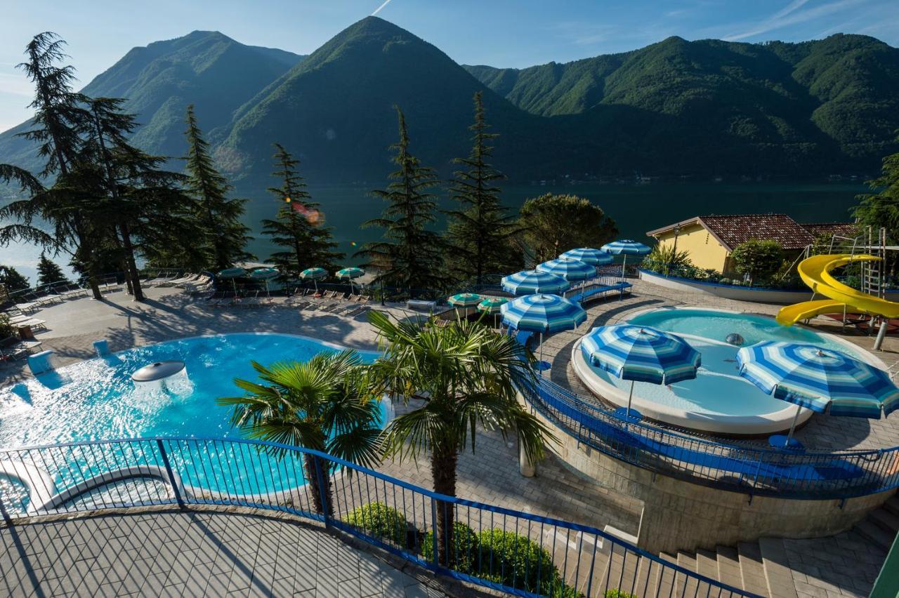 Residenza Lago Di Lugano Cima Exteriör bild